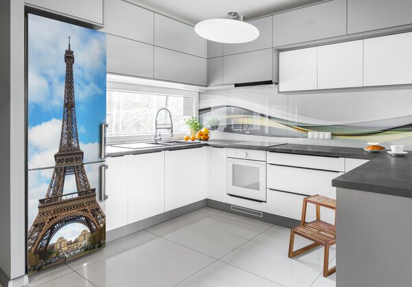 Autocolant frigider acasă turnul Eiffel