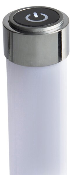 Lampă de podea modernă cromată incluzând LED cu dimmer în 3 trepte - Line-up