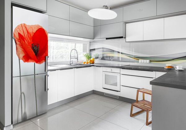 Autocolant pe frigider wildflowers maci
