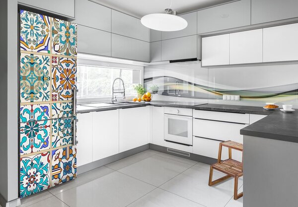 Autocolant pe frigider placi ceramice