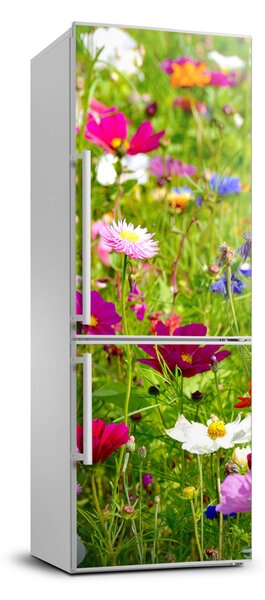 Autocolant pe frigider flori de câmp
