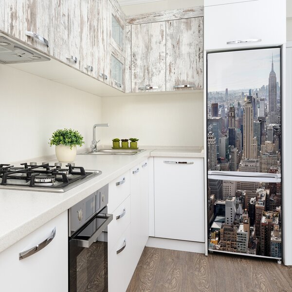 Autocolant pe frigider New York