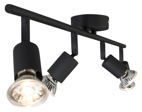 Proiector industrial negru inclinabil cu 4 lumini - Jeany