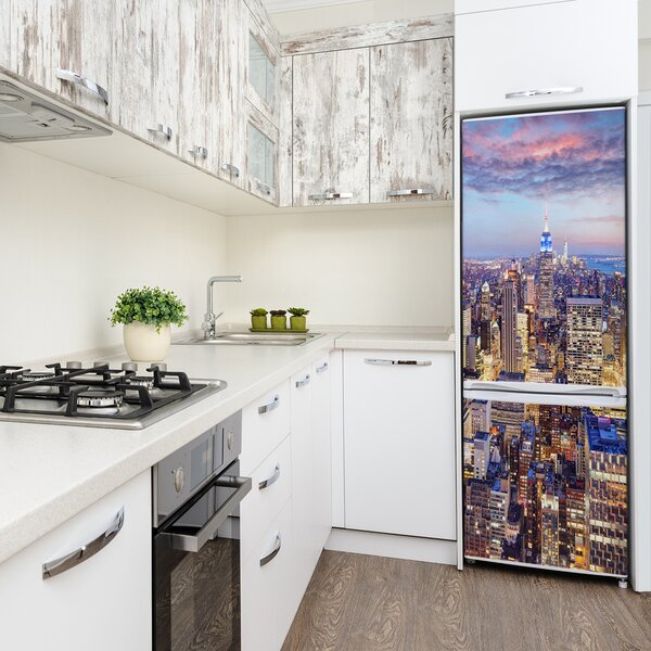 Autocolant pe frigider New York