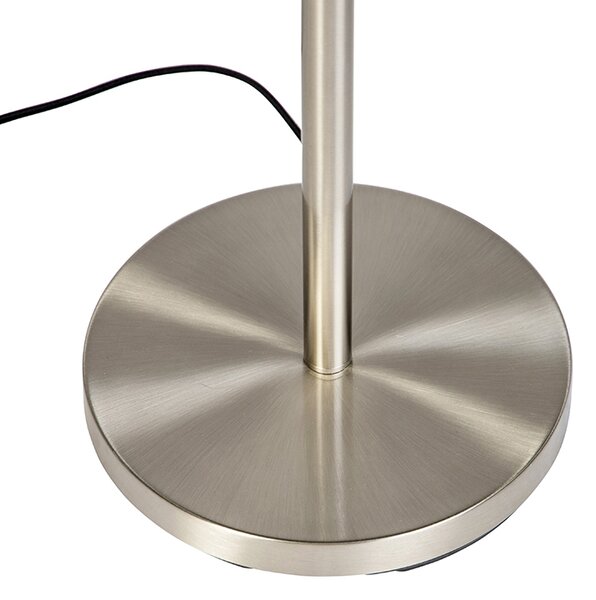 Lampă de podea modernă din oțel cu abajur negru 45 cm - Simplo