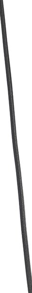 Lampă pendant de design neagră cu sticlă chihlimbar 3 lumini 226 cm - Qara
