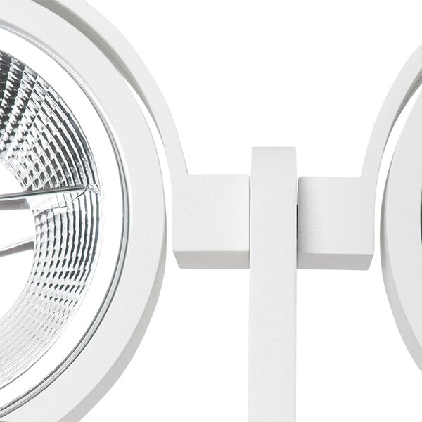 Spotlight modern alb cu 2 lumini - Master 111