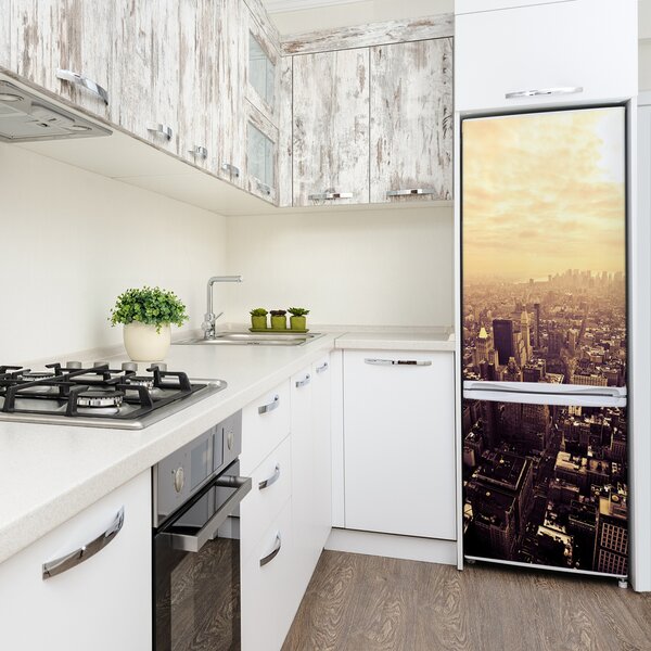 Autocolant pe frigider Manhattan New York City