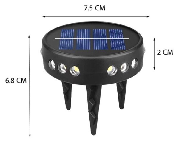 Set 6 lampi solare pentru gradina sau casa