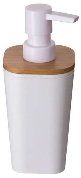 Dozator de sapun NATUREO 200 ml, alb