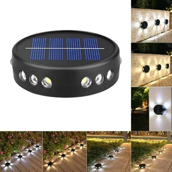 Set 6 lampi solare pentru gradina sau casa