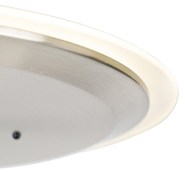Lampă de podea modernă din oțel cu LED reglabil cu braț de citit - Strela
