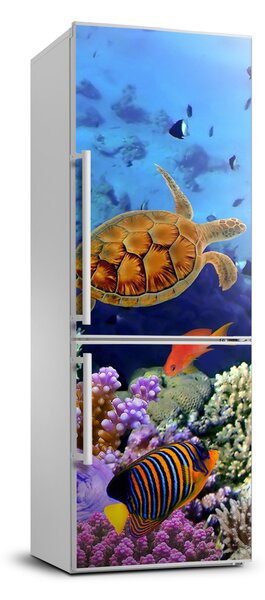 Autocolant pe frigider Coral Reef XL