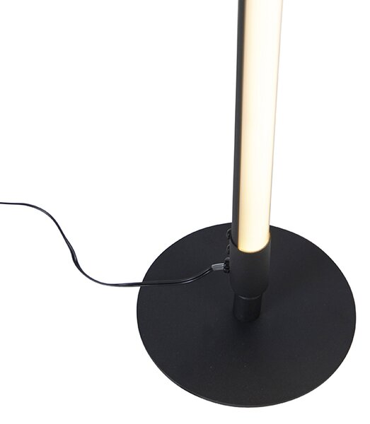 Lampă de podea neagră incluzând LED cu dimmer tactil 3 trepte de reglare a luminozității - Line-up