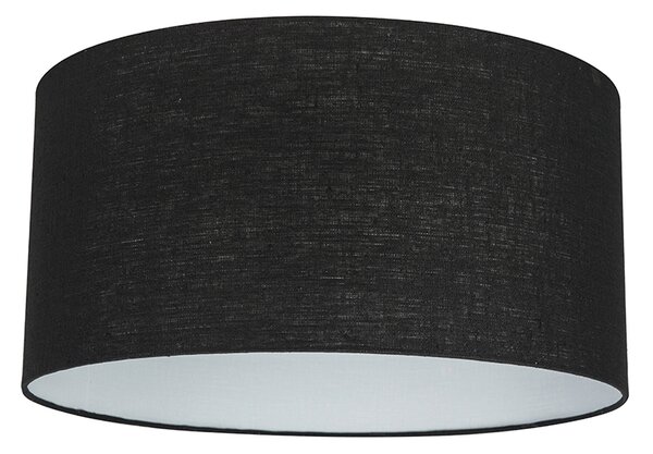 Lampă modernă cu pandantiv neagră cu abajur negru 50 cm - Combi 1
