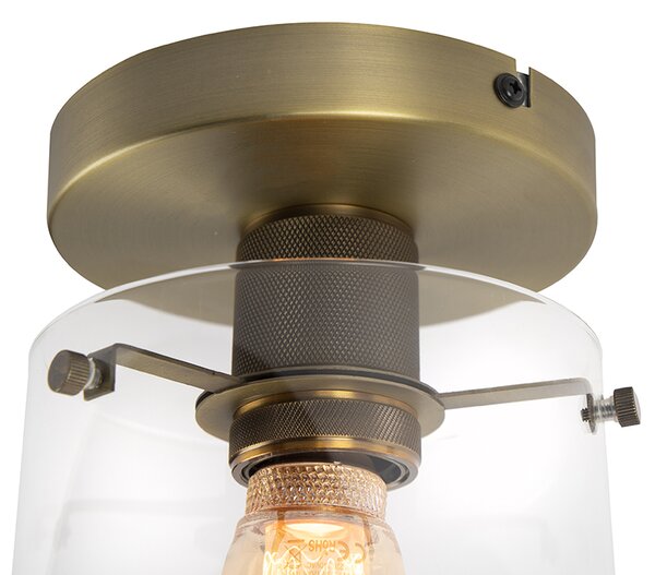 Plafoniera moderna din bronz cu sticla - Dome