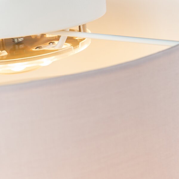 Plafoniera roz 30 cm cu LED inclus - Drum LED
