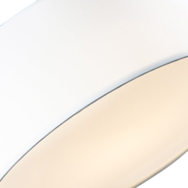 Plafonieră albă 40 cm cu LED inclus - Drum LED