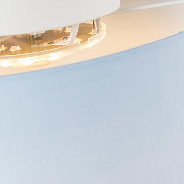 Plafoniera albastră 40 cm cu LED inclus - Drum LED