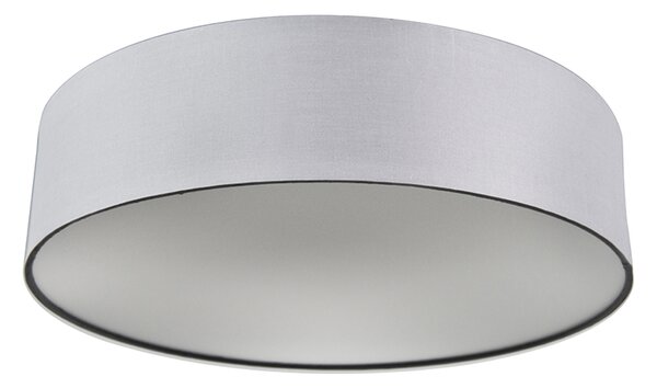 Plafoniera gri 40 cm cu LED inclus - Drum LED