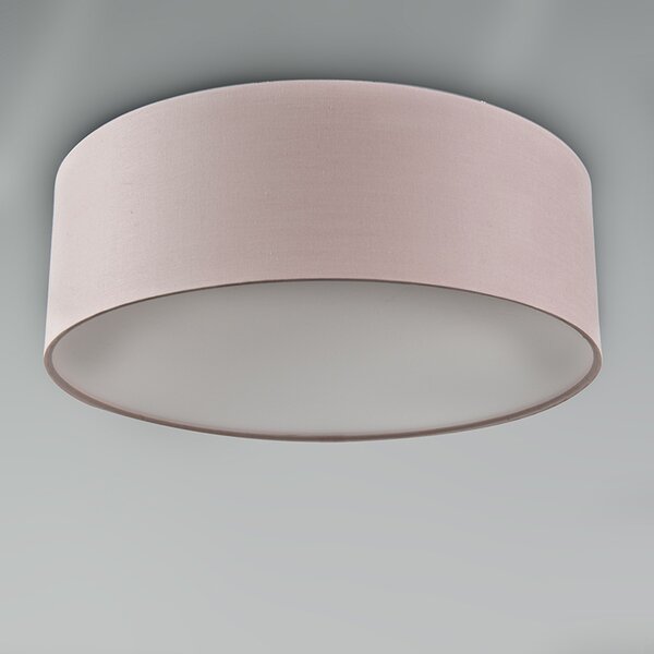 Plafoniera roz 30 cm cu LED inclus - Drum LED