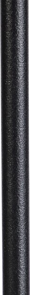 Lampă de podea neagră cu abajur plisat crem 45 cm reglabil - Parte