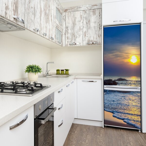 Autocolant pe frigider Sunset Beach
