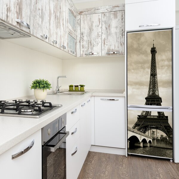 Autocolant pe frigider turnul Eiffel