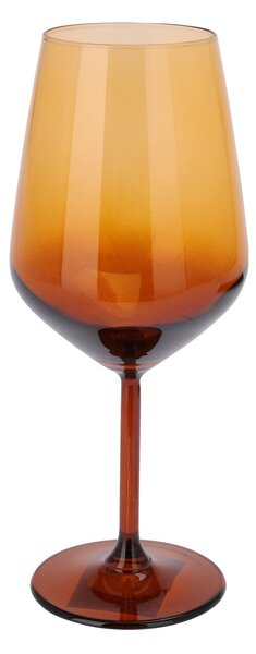 Pahar pentru vin Sunrise din sticla, portocaliu, 22 cm
