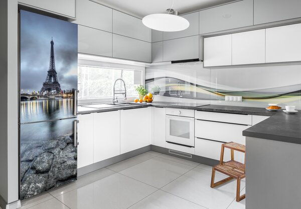Autocolant pe frigider turnul Eiffel