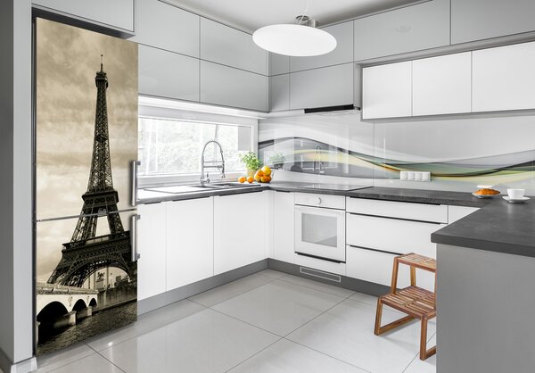 Autocolant pe frigider turnul Eiffel