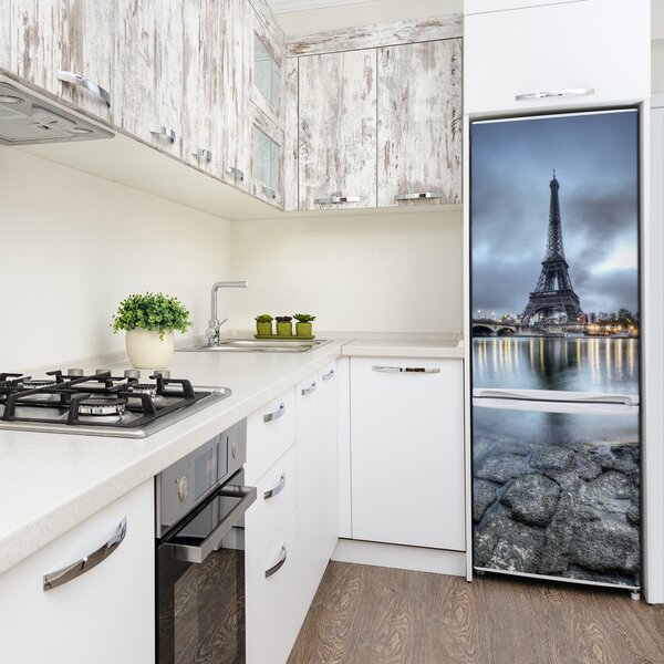 Autocolant pe frigider turnul Eiffel