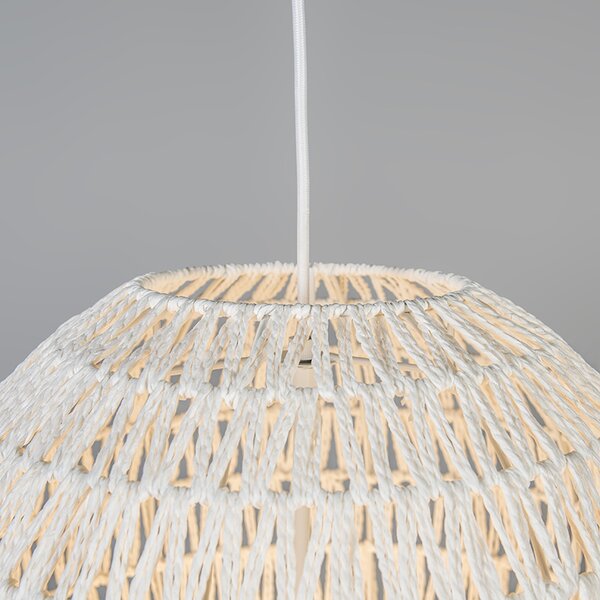 Lampă suspendată retro albă 40 cm - Lina Ball 40