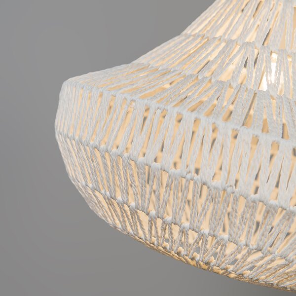 Lampă suspendată retro albă 50 cm - Lina Cono 50