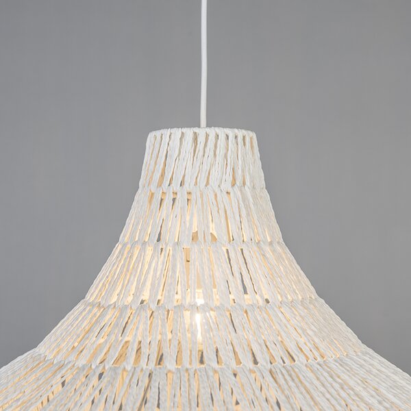Lampă suspendată retro albă 50 cm - Lina Cono 50