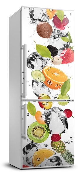 Autocolant pe frigider Fructele si apa