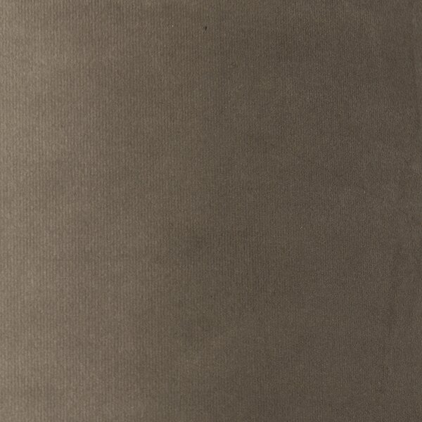 Abajur din catifea taupe 35/35/20 cu interior auriu
