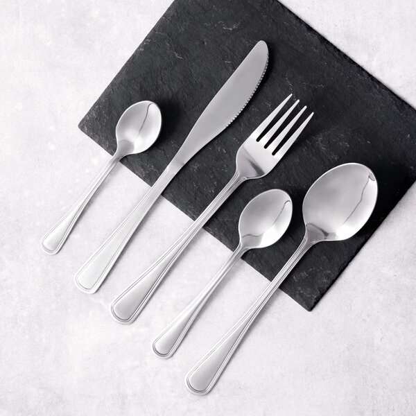 Set tacamuri inox, 30 piese, 6 persoane, cu lingurite cafea, London