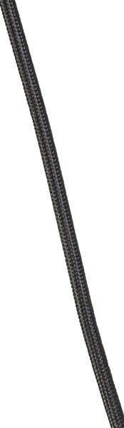Lampă suspendată art deco aurie cu sticlă neagră cu 3 lumini - Pallon
