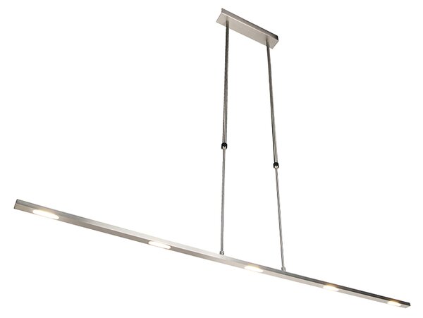 Lampă modernă cu pandantiv din oțel cu LED reglabil - Bold