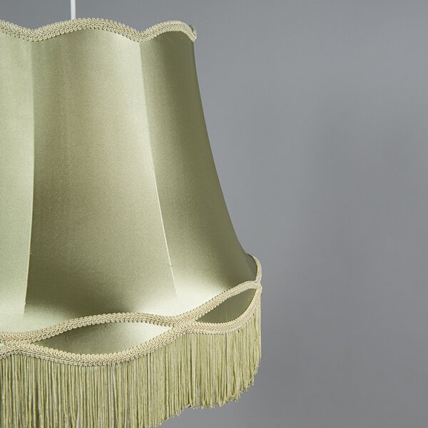 Lampă suspendată retro verde 45 cm - Granny