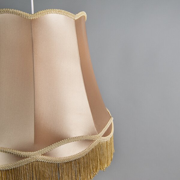 Lampă suspendată retro aurie 45 cm - Granny
