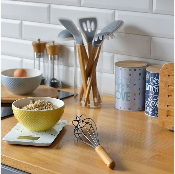 Spatula lata cu maner bambus, Nordic