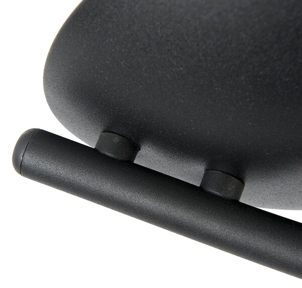 Spotlight modern curbat negru cu 4 lumini - Jeany