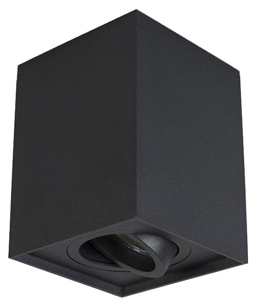 Spotlight negru reglabil - Quadro 1 up