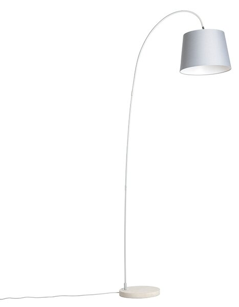 Lampă de arc modernă cu abajur gri - Bend