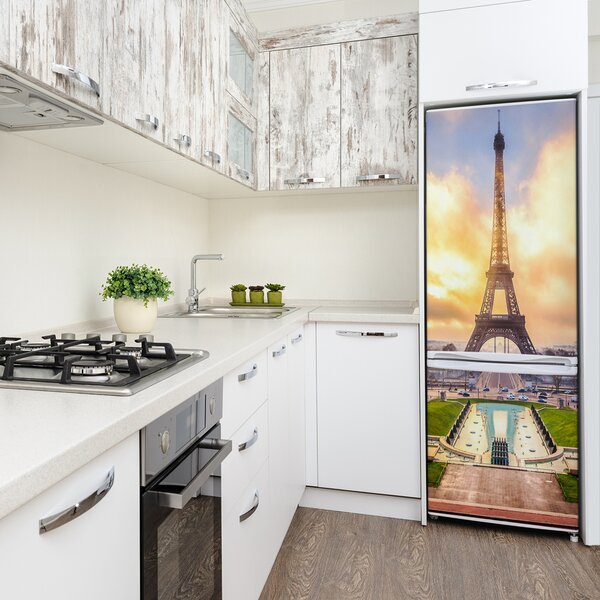 Autocolant pe frigider turnul Eiffel