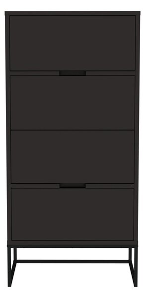 Dulap Tenzo Lipp, 60 x 127 cm, negru