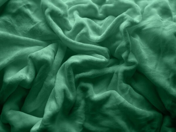 Cearsaf Cocolino microplus cu elastic SOFT 180x200 cm verde inchis
