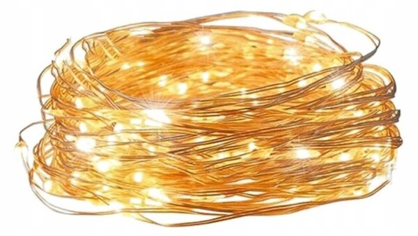 Lant luminos de Craciun 20 LED-uri, alb cald